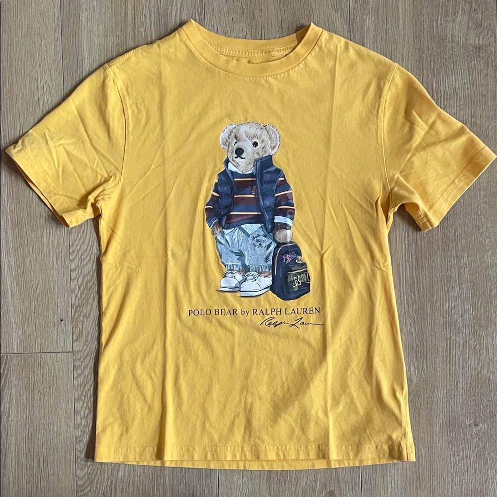 NEW Polo Ralph Lauren Bear Graphic Tee